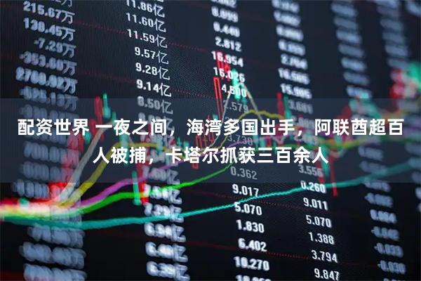 配资世界 一夜之间，海湾多国出手，阿联酋超百人被捕，卡塔尔抓获三百余人